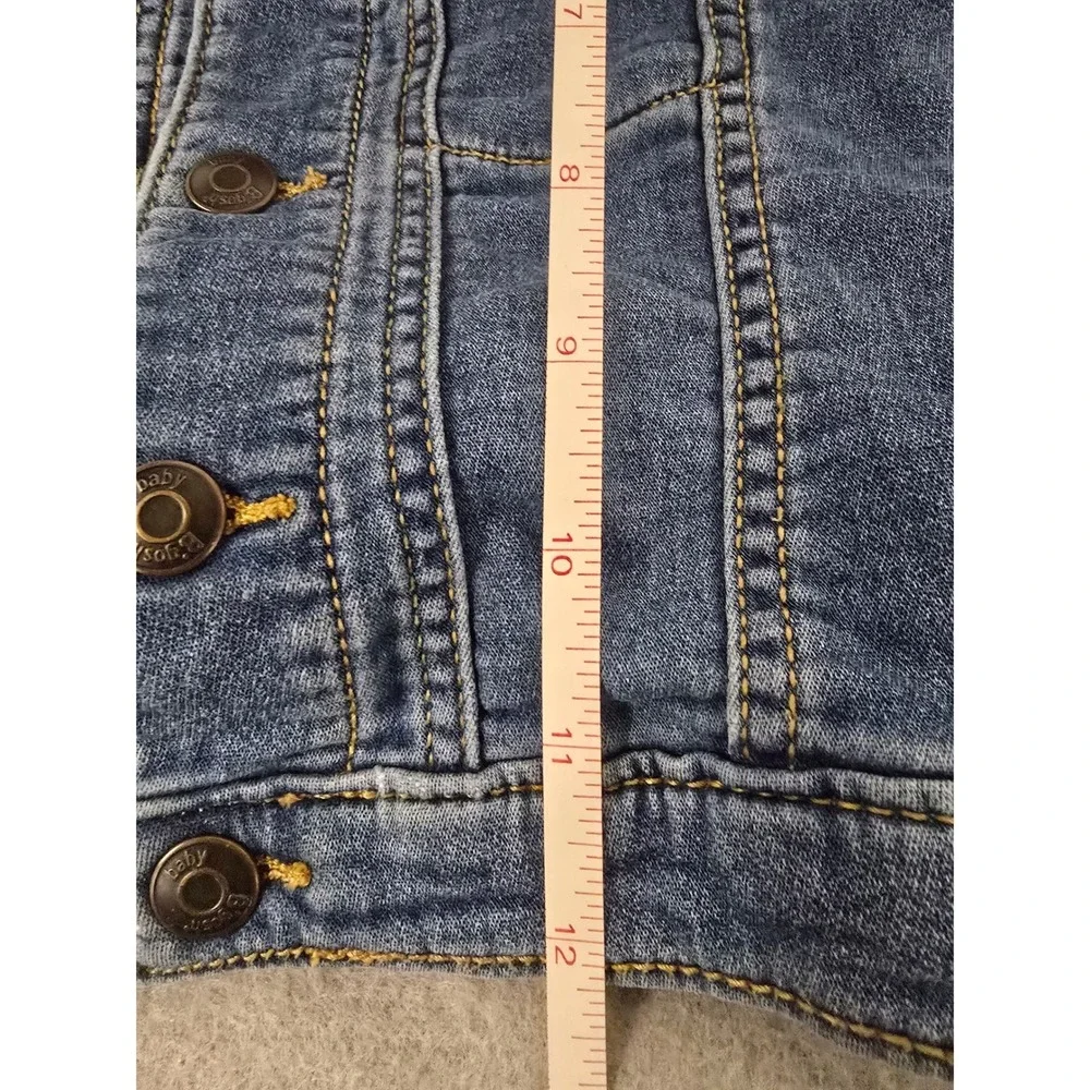 Baby OshKosh B'gosh Blue Denim Jacket 18M Kids Medium Wash Trucker Coat